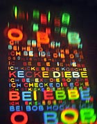 Flying Color, del alemán Dieter Jung. Holograma/ Vidrio 