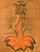 «Despertar». Papel Batik (145 x 68 cms)