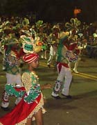 Carnaval habanero desarrollado en el escenario del malecón de esta ciudad, sin lugar a dudas una tradición de gran arraigo en el pueblo cubano.