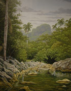 «Rio San Claudio», (2009). Óleo/tela, (100 x 75 cm)