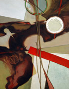 Detalle de la obra «Unidad de contrarios», (2005). Técnica mixta, (70 x 100 cm)