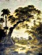 Esteban Chartrand, «Sin título», (1879) Óleo sobre lienzo, (132,5 cm x 99 cm)